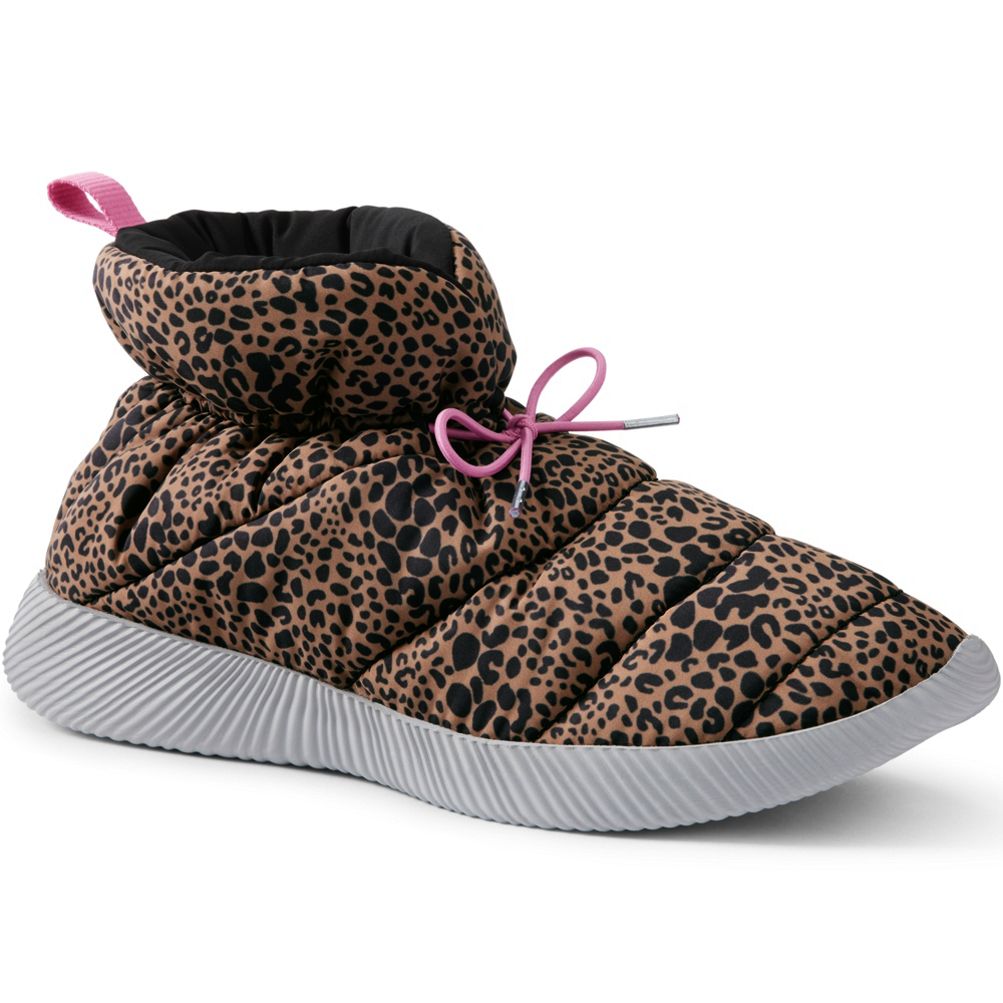 Lands end leopard discount slippers