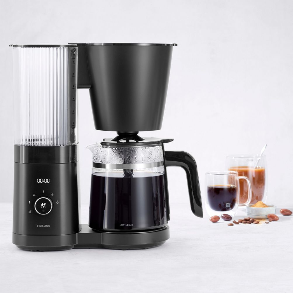 Zwilling Enfinity 12-Cup Drip Coffee Maker with Glass Carafe - Silver