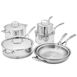 Demeyere Atlantis Stainless Steel Cookware Set - 10 Piece, Front