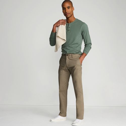 White on sale khaki pants