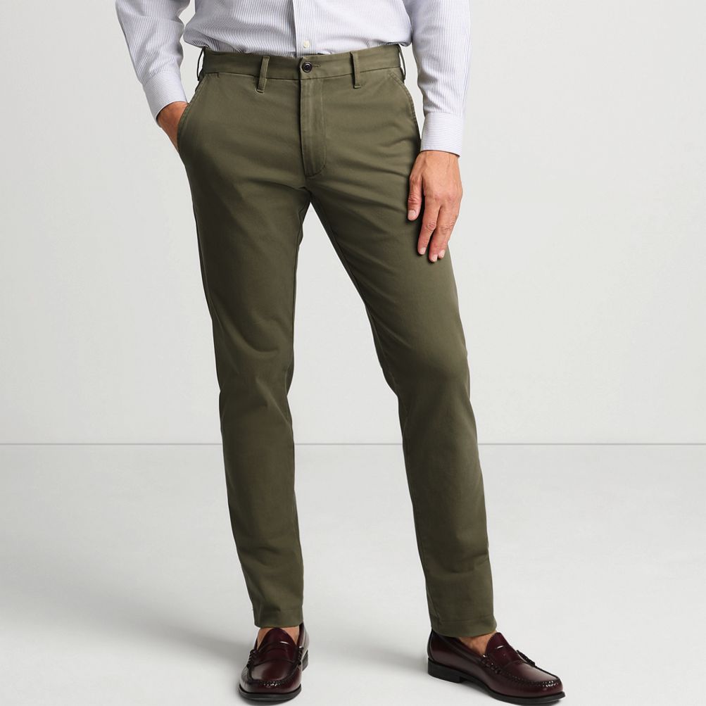 khaki pants for men slim fit