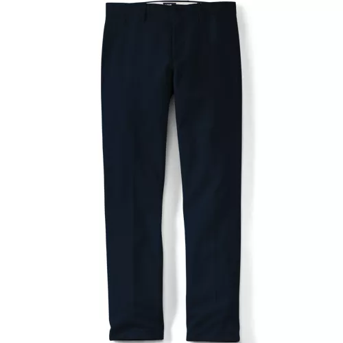 Men's No Iron Straight Fit Plain Front Chino Pant, alternative image