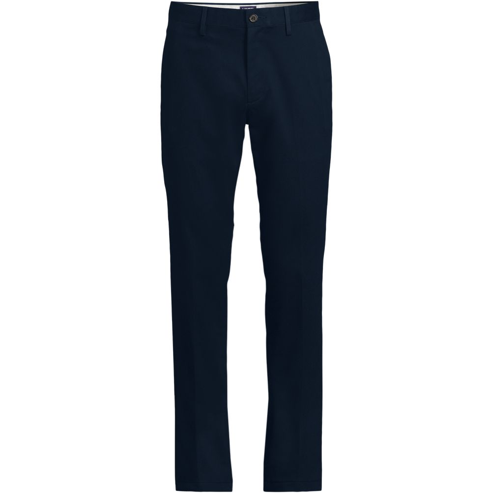 Men's Straight Fit No Iron Chino Pants | Lands' End