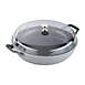 Staub Cast Iron Braiser with Glass Lid, Front
