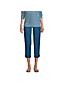 Pantalon Cargo Taille Haute en Coton et Tencel Stretch, Femme Stature Standard