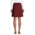 Women's High Rise Elastic Waist Pull On Soft Cotton Blend Skort, Back