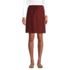Women's High Rise Elastic Waist Pull On Soft Cotton Blend Skort, Front
