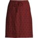 Women's High Rise Elastic Waist Pull On Soft Cotton Blend Skort, Front