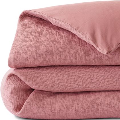 Organic Cotton Textured Duvet Cover and Sham - primary