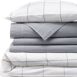 Oxford Yarn Dyed Cotton Reversible Duvet Cover, Front