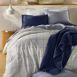 Oxford Yarn Dyed Cotton Reversible Duvet Cover, alternative image