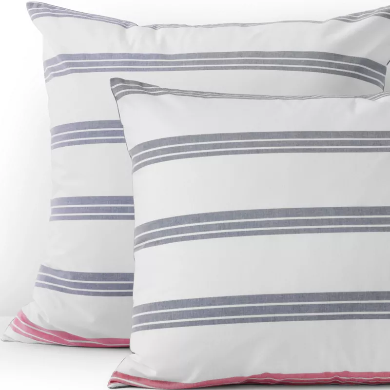 Oxford Yarn Dyed Cotton Sham, Front