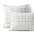 Oxford Yarn Dyed Cotton Sham, Front
