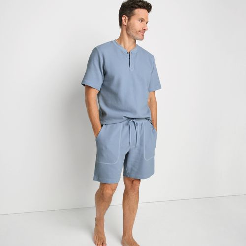 大特価 イラスト Men's Waffle Pajama Shorts | Lands' End Clothing