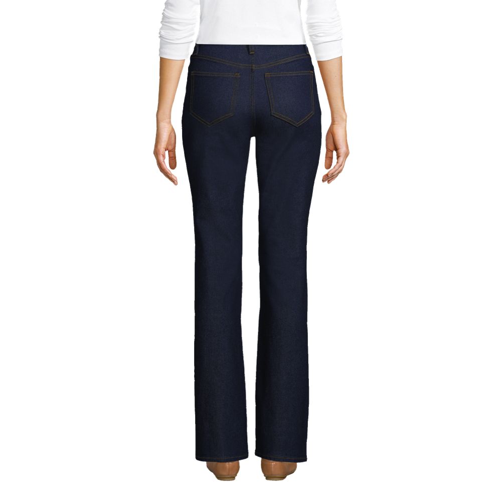 Women's Recover High Rise Bootcut Blue Jeans | Lands' End