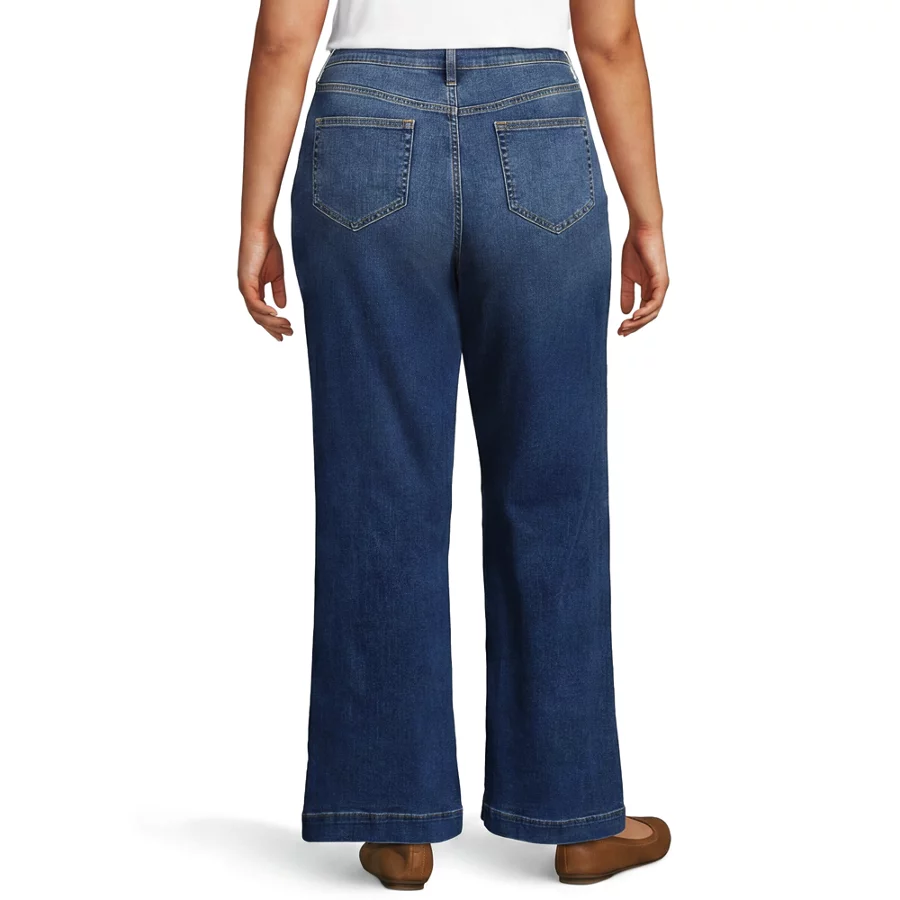 High Rise Wide Leg Jeans view 1