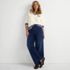 Women's Plus Size Recover High Rise Wide Leg Blue Jeans, alternative image