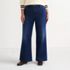 Women's Plus Size Recover High Rise Wide Leg Blue Jeans, Front