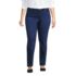 Women's Plus Size Recover Mid Rise Boyfriend Blue Jeans, Front