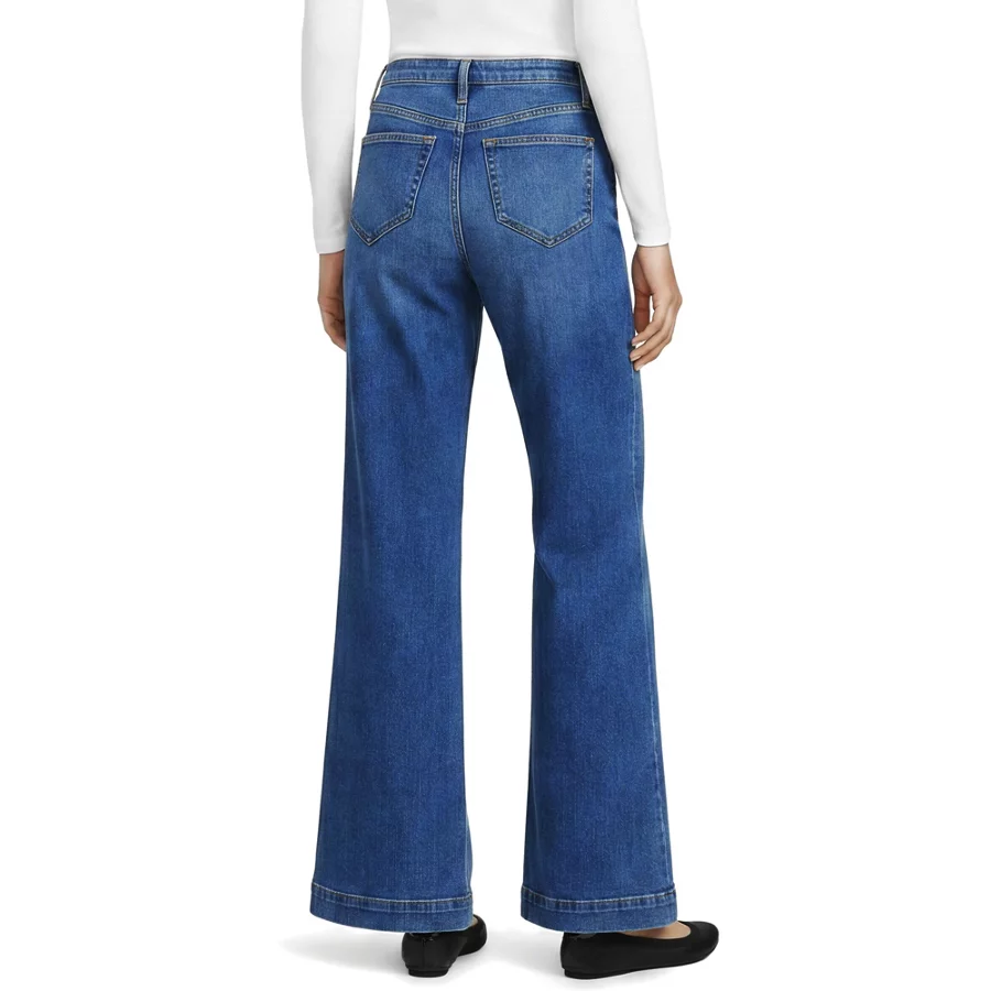 High Rise Wide Leg Jeans view 3