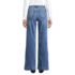 Women's Recover High Rise Wide Leg Blue Jeans, Back