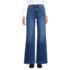 Women's Recover High Rise Wide Leg Blue Jeans, Front