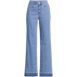 Women's Recover High Rise Wide Leg Blue Jeans, Front