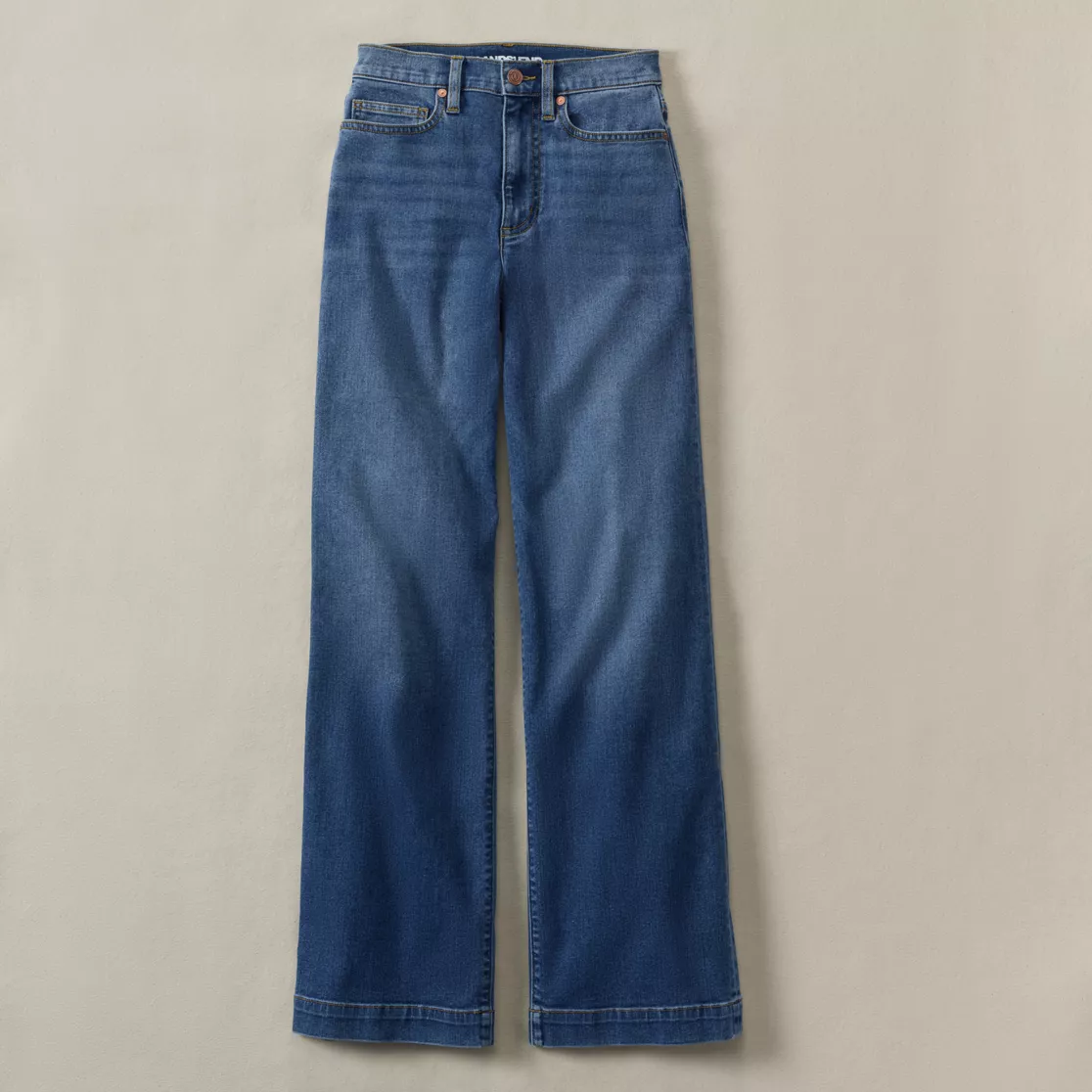 Women's Recover High Rise Wide Leg Blue Jeans
