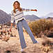 Women's Recover High Rise Wide Leg Blue Jeans, alternative image