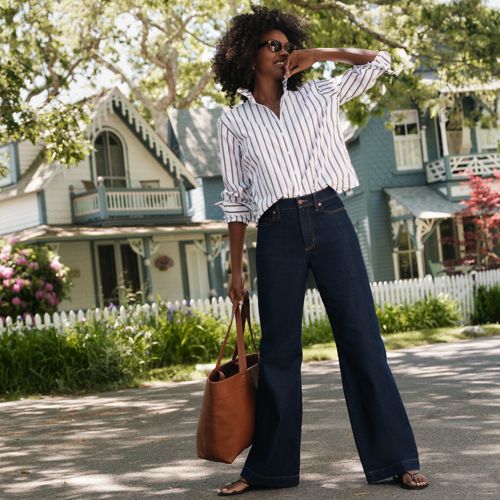 Women's High Rise Wide Leg Jeans