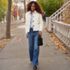 Women's Recover High Rise Wide Leg Blue Jeans, alternative image