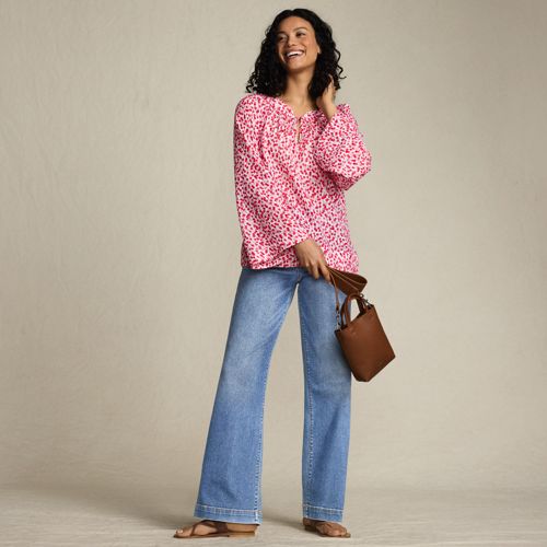 Women's High Rise Wide Leg Jeans