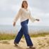Women's Recover High Rise Wide Leg Blue Jeans, alternative image
