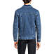 Blake Shelton x Lands' End Men's Flannel Lined Denim Jacket, Back