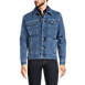 Blake Shelton x Lands' End Men's Flannel Lined Denim Jacket, Front