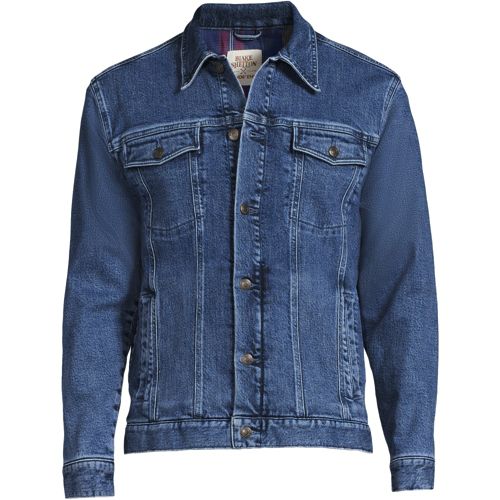 Flannel denim hotsell jacket mens