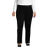 Women's Plus Size Mid Rise Straight Leg Corduroy Pants, Front