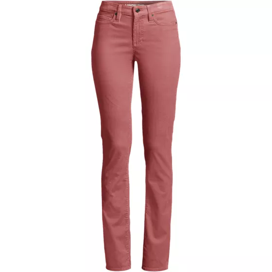Women's Mid Rise Straight Leg Corduroy Pants - primary