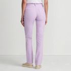 Women's Mid Rise Straight Leg 18 Wale Corduroy Pants