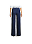 Pantalon Large Taille Haute en Jersey Denim, Femme Stature Standard