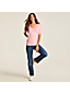 High Waist Knit Jeans mit weitem Bein für Damen image number 5