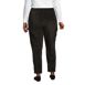 Women's Plus Size Sport Knit High Rise Corduroy Elastic Waist Cargo Pants, Back