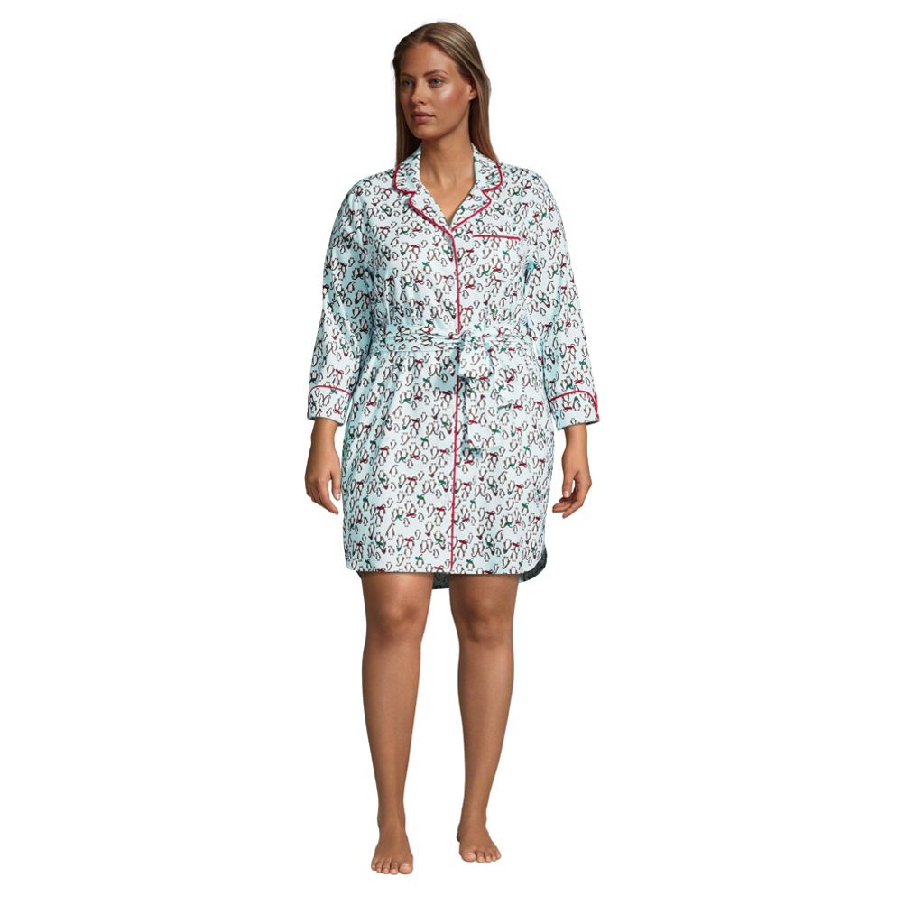 Plus size store flannel night gowns