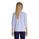 Women's 3/4 Sleeve Light Weight Jersey Vneck Trimmed Top, Back