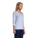 Women's 3/4 Sleeve Light Weight Jersey Vneck Trimmed Top, alternative image