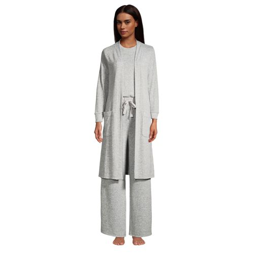 3 piece pajama set with robe
