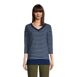 Women's 3/4 Sleeve Waffle Vneck Tunic, Front