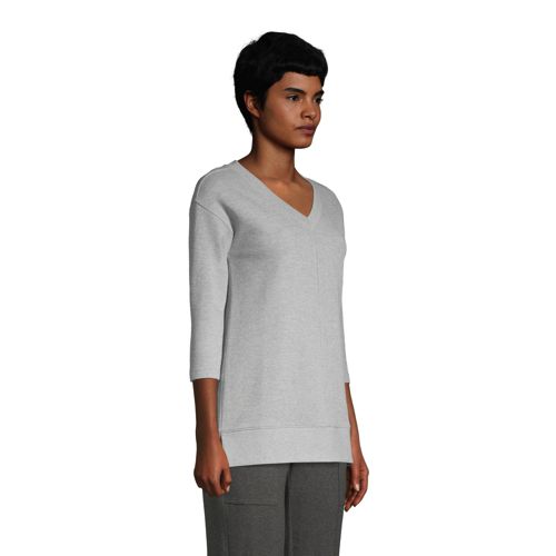 Shirt mit Waffelstruktur und 3/4-Ärmeln für Damen in Petite-Größe image number 2