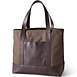 Large Waxed Canvas Tote Bag, Back