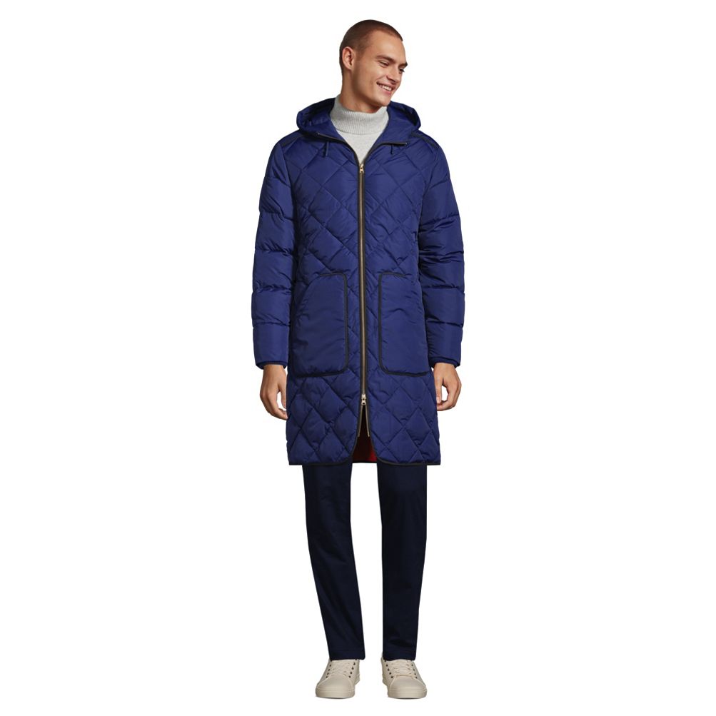 Men's Insulated Quilted Primaloft ThermoPlume Coat